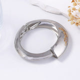 Bracelet ressort annulaire irrégulier femme