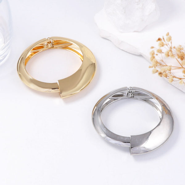 Bracelet ressort annulaire irrégulier femme